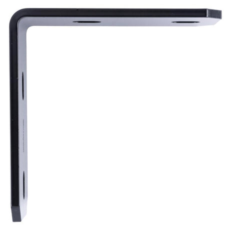 Hampton 3 in. H X 6.25 in. W X 1/4 in. D Black Steel Inside/Outside Corner Brace