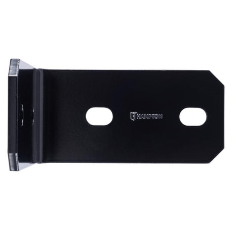 Hampton 3 in. H X 6.25 in. W X 1/4 in. D Black Steel Inside/Outside Corner Brace