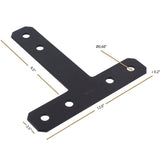Hampton 3/16 in. H X 12 in. W X 12 in. L Black Steel T-Plate