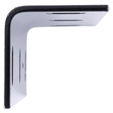 Hampton 9 in. H X 2.10 in. W X 1/8 in. D Black Steel Inside/Outside Brace