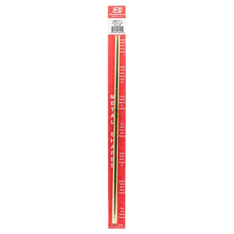 K&S 5/16 in. D X 12 in. L Round Brass Tube 1 pk