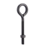 Wright 5/16 in. X 4 in. L Black Steel Eyebolt Nut Included
