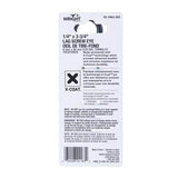 Wright 1/4 in. D X 3-3/4 in. L Black Steel Lag Screw Eye 150 lb 1 pk