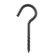 Wright Medium Matte Black Steel 4 in. L Ceiling Hook 100 lb 1 pk