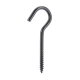 Wright Medium Matte Black Steel 3-3/8 in. L Ceiling Hook 50 lb 1 pk