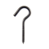 Wright Medium Matte Black Steel 4-13/16 in. L Ceiling Hook 200 lb 1 pk
