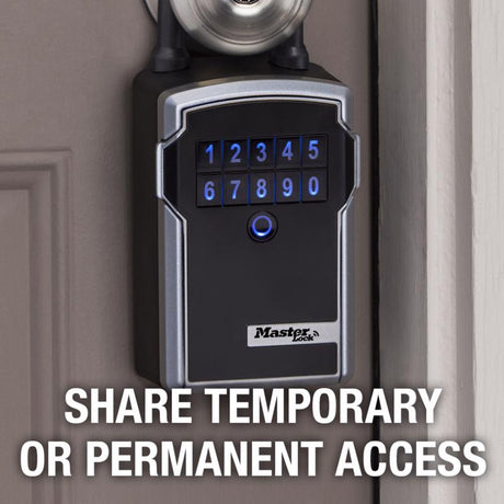 Master Lock 7-13/64 in. H X 3-1/4 in. W X 2-5/16 in. L Metal Resettable Bluetooth Lock Box