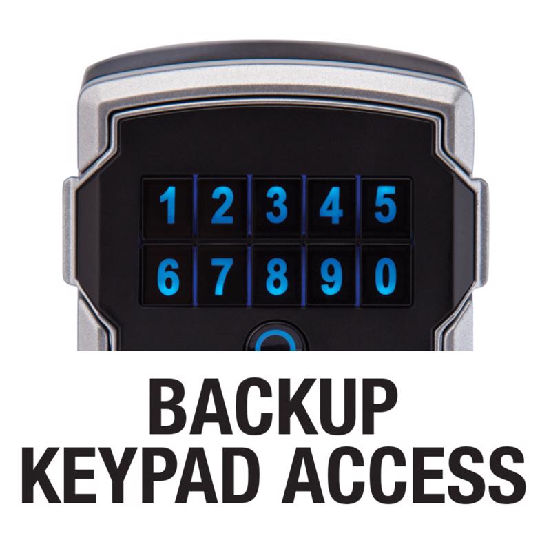 Master Lock 7-13/64 in. H X 3-1/4 in. W X 2-5/16 in. L Metal Resettable Bluetooth Lock Box