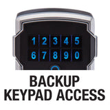 Master Lock 7-13/64 in. H X 3-1/4 in. W X 2-5/16 in. L Metal Resettable Bluetooth Lock Box