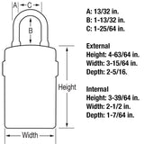 Master Lock 7-13/64 in. H X 3-1/4 in. W X 2-5/16 in. L Metal Resettable Bluetooth Lock Box