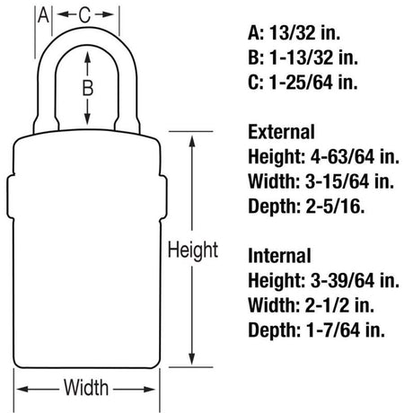 Master Lock 7-13/64 in. H X 3-1/4 in. W X 2-5/16 in. L Metal Resettable Bluetooth Lock Box