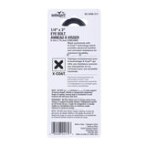 Wright 1/4 in. X 3 in. L Black Steel Eyebolt Nut Included