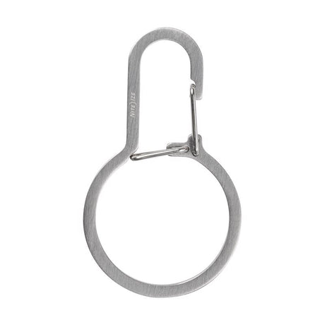 Nite Ize DualPass Stainless Steel Silver Key Ring, Pack of 4