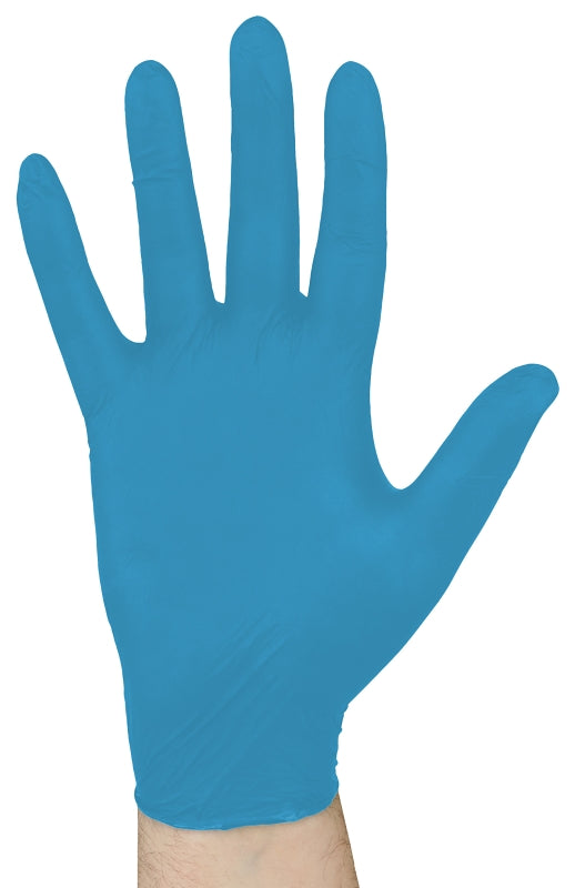 West Chester 2917-M Disposable Gloves, M, Nitrile, Powder-Free, Blue