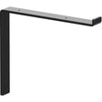 Knape & Vogt Black Steel Shelf Bracket 12 in. L 75 lb, Pack of 8