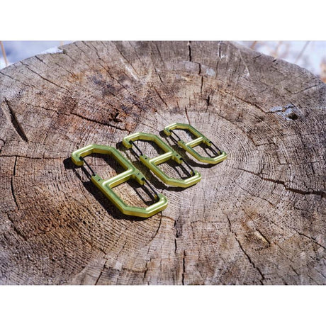 HILLMAN Apex Aluminum Black/Green Clip/Hook Carabiner