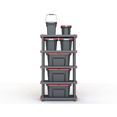 Craftsman 72 in. H X 40 in. W X 24 in. D Resin Shelving Unit