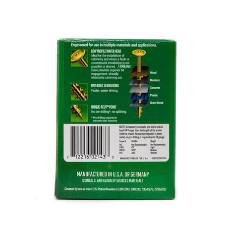 SPAX Multi-Material No. 10 in. X 3 in. L T-20+ Wafer Head Serrated Construction Screws