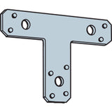 Simpson Strong-Tie T Series 1212T T-Shaped Strap, 12 in L, 2 in W, Steel, Galvanized, Fastening Method: Nail