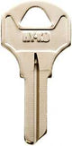 Hy-Ko 11010CO26 Key Blank, Brass, Nickel, For: Corbin Russwin Cabinet, House Locks and Padlocks, CO26 Key Number, Pack of 10