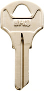 Hy-Ko 11010CO26 Key Blank, Brass, Nickel, For: Corbin Russwin Cabinet, House Locks and Padlocks, CO26 Key Number, Pack of 10