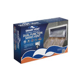 Smart Vent 8 in. H X 16 in. W Silver Stainless Steel Flood Vent