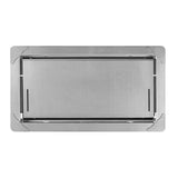 Smart Vent 8 in. H X 16 in. W Silver Stainless Steel Flood Vent