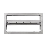 Smart Vent 8 in. H X 16 in. W Silver Stainless Steel Flood Vent