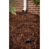 StealthDrain 4.25 in. H X 12 in. W X 12 each L Black Vinyl Downspout Extension