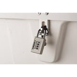 Brinks 2-1/8 in. H X 1-5/8 in. W X 3/4 in. L Die-Cast Zinc 4-Dial Combination Padlock