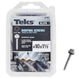 Teks Elite No. 10 X 1-1/2 in. L Hex Drive Hex Washer Head Self Tapping Roofing Screws