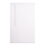 Living Accents Vinyl 1 in. Mini-Blinds 26 in. W X 72 in. H White Cordless