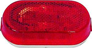 PM V108WR Marker Light, 12 V, Incandescent Lamp, Red Lens, Screw Mounting
