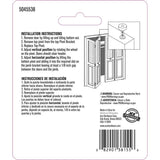 Ace Silver Plastic Bi-fold Door Pivot 2 pc