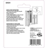 Ace Matte White Plastic Bi-fold Door Guide 2 pc