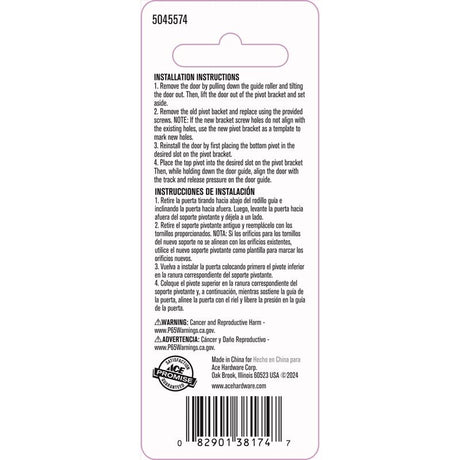 Ace Mill Silver Steel Bracket 1 pc