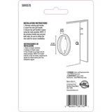 Ace 2.13 in. L Satin Nickel Silver Steel Flush Mortise Finger Pull