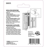 Ace White Plastic Bi-fold Door Pivot 2 pc
