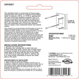 Ace Steel Deadbolt Strike