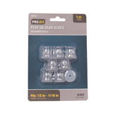 Projex Gray Push-On Polymer Chair Glide 8 pk