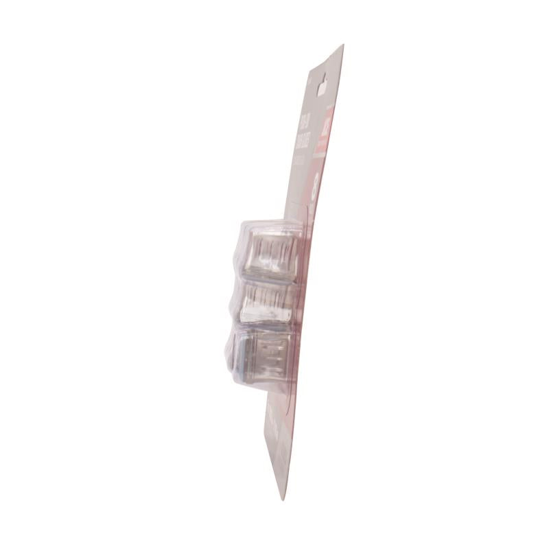 Ace Gray 1/2 in. Push-On Plastic Chair Glide 8 pk