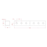SteelWorks 1 in. D X 3 ft. L Tube 1 pk