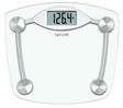 Taylor 75064192 Digital Bathroom Scale, 400 lb Capacity, LCD Display, Glass Housing Material, Clear, 13 in OAW, Pack of 2