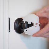 Regalo Clear Plastic Door Knob Covers 3 pk