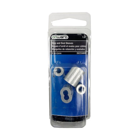 Richelieu 2.75 in. W X 4.5 in. L Aluminum Cable Ferrules and Stops