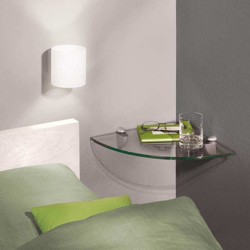 Dolle 0.31 in. H X 9.8 in. W X 9.8 in. D Clear Glass Corner Shelf, Pack of 3