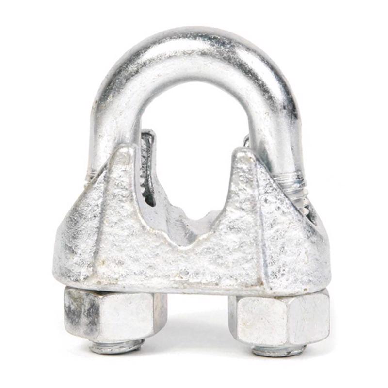 Koch Industries Zinc-Plated Forged Steel Wire Rope Clip 1/4 in. L, Pack of 15