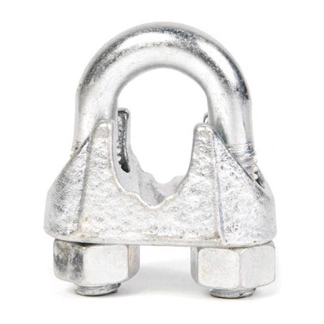 Koch Industries Zinc-Plated Forged Steel Wire Rope Clip 1/4 in. L, Pack of 15