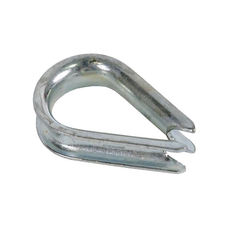 Koch Industries Zinc-Plated Steel 3/8 in. D Wire Rope Thimble, Pack of 10