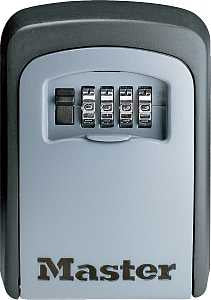 Master Lock 5401D Combination Lock Box, Metal/Steel, 3-1/4 in W, 4-3/4 in H, 1-1/2 in D
